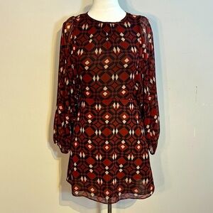 Zara Chiffon Mini Dress size XS